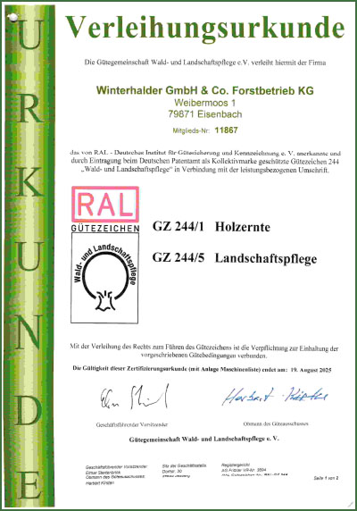 Urkunde
